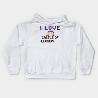 I LOVE Castle of Illusion Kids Hoodie